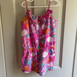 Lily Pulitzer girls romper size L (8-10Y)